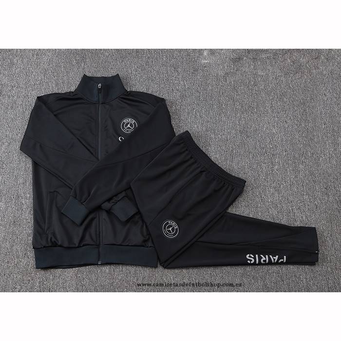 Chandal de Chaqueta del Paris Saint-Germain Jordan Nino 25-26 Negro